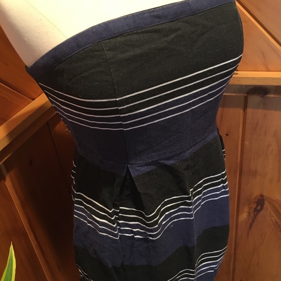 Striped Strapless Dress - Picture 6 of 6